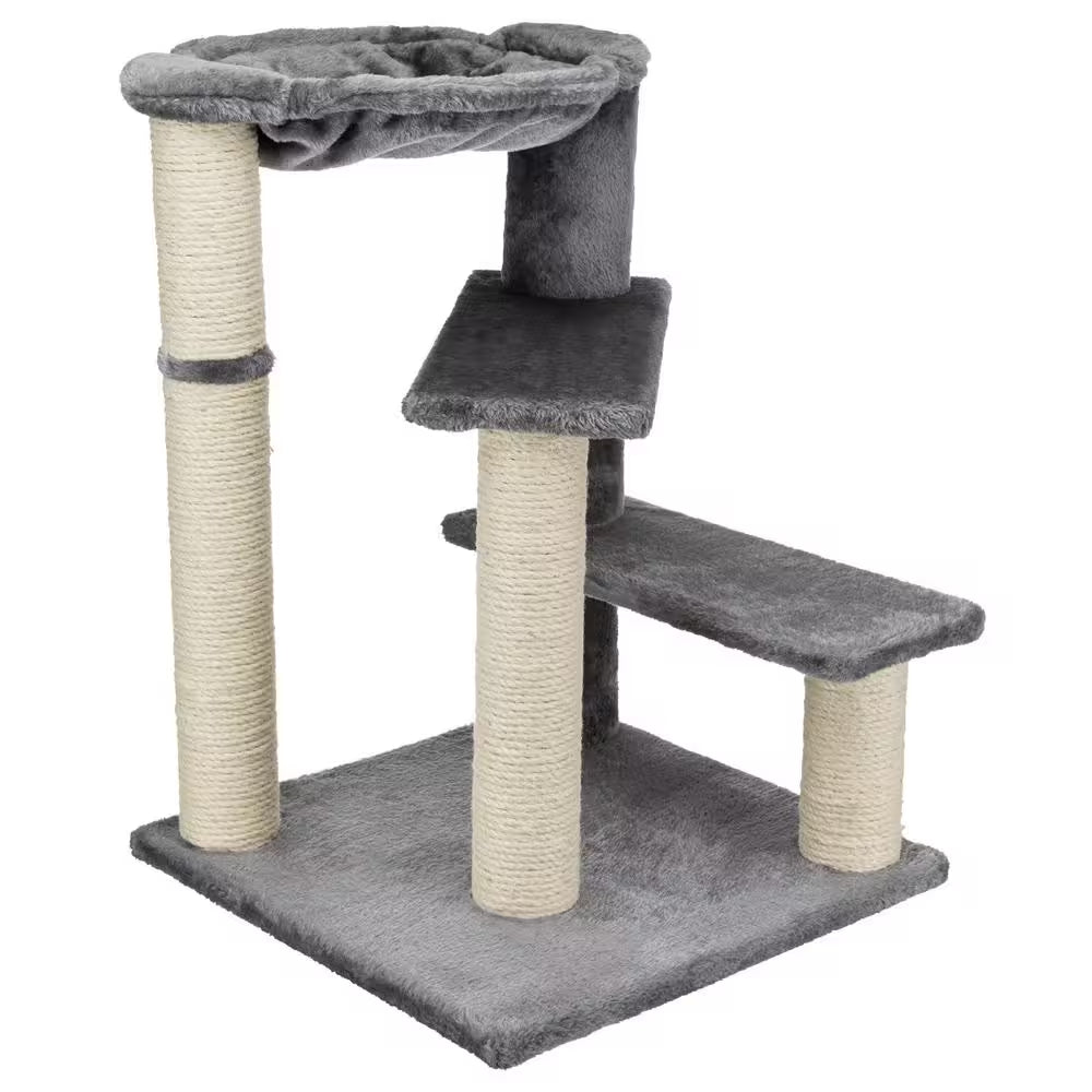 Gray Baza Senior Scratching Post