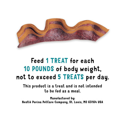 Purina Beggin’ Loaded Bacon and Cheese Fries Flavor Treats for Dogs, 25 Oz Pouch