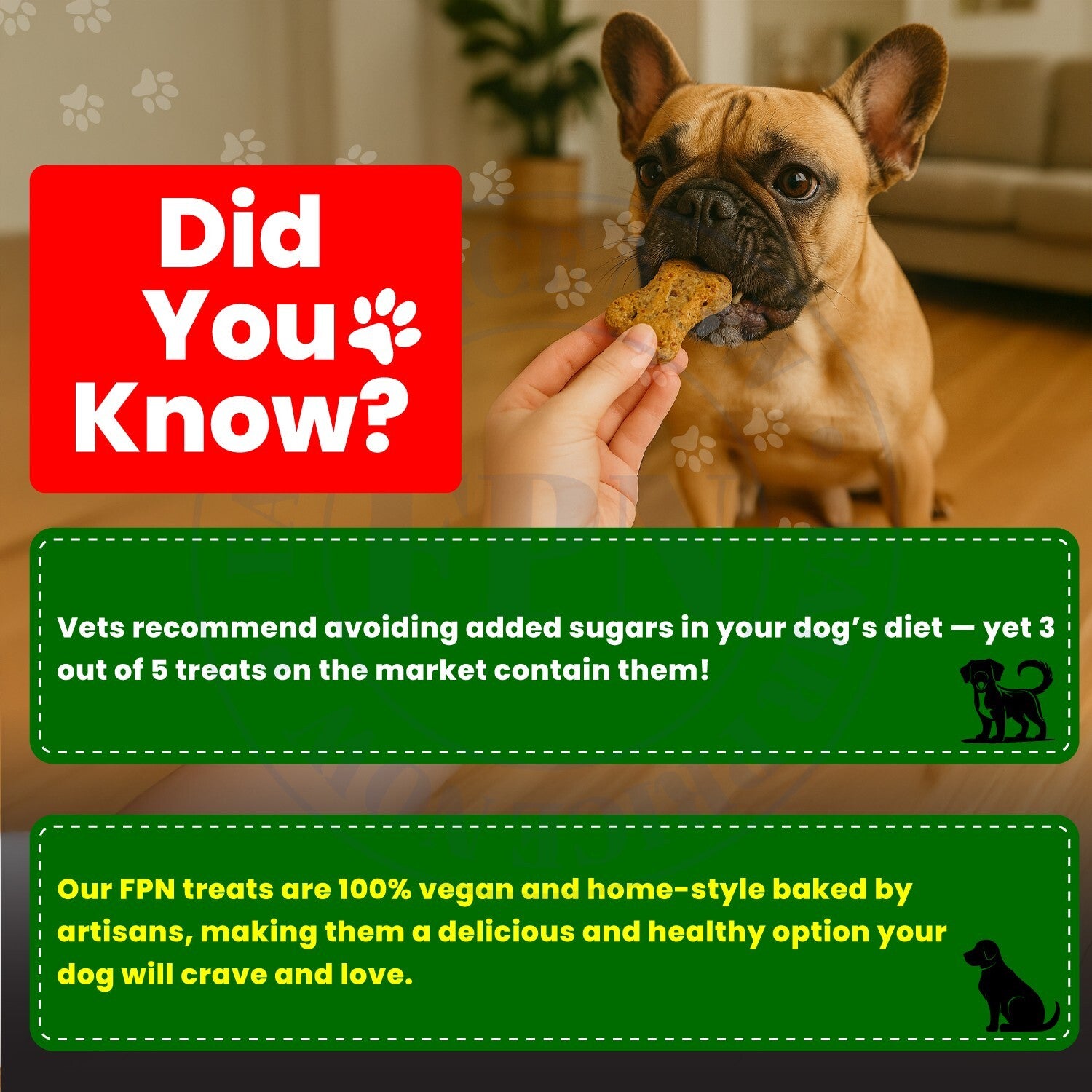 Dog Treats –Dental Treats Grain-Free Natural Human-Grade Dog Biscuits 7Oz - FPN