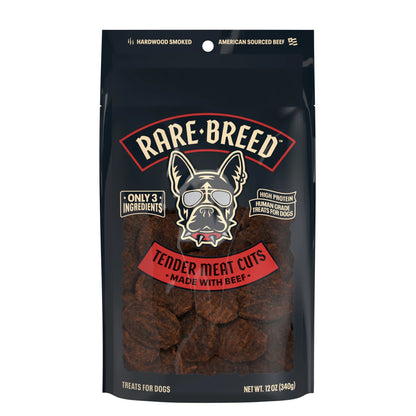 Pet Treats, Tender Meat Cuts, Made with Beef, 12 Ounce Dog Treats