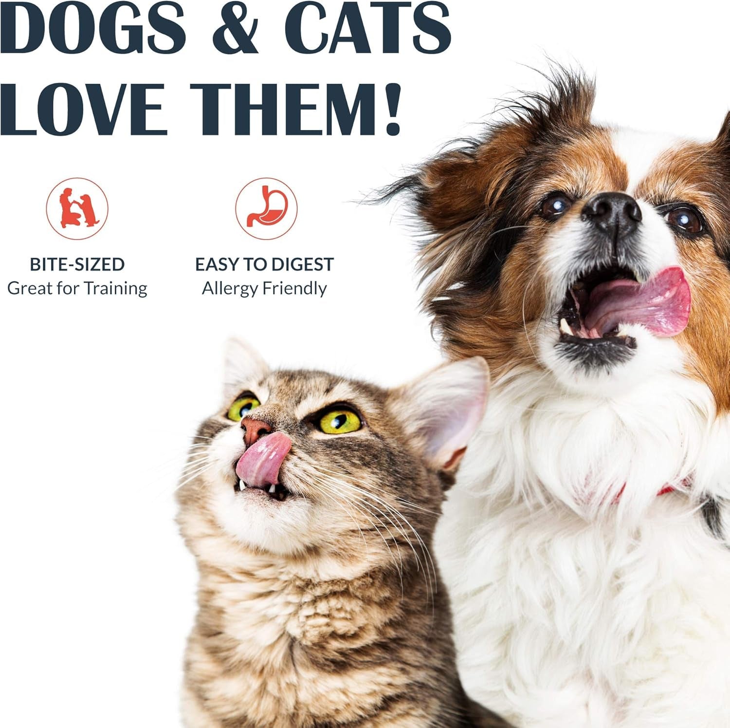 Freeze-Dried Raw Pet Treats for Dogs, Cod Skin Chews (6 Count)