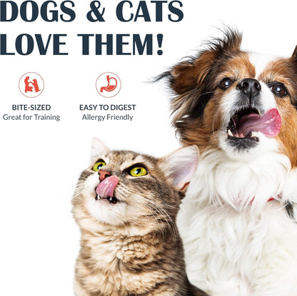 Freeze-Dried Raw Pet Treats for Dogs, Cod Skin Chews (6 Count)