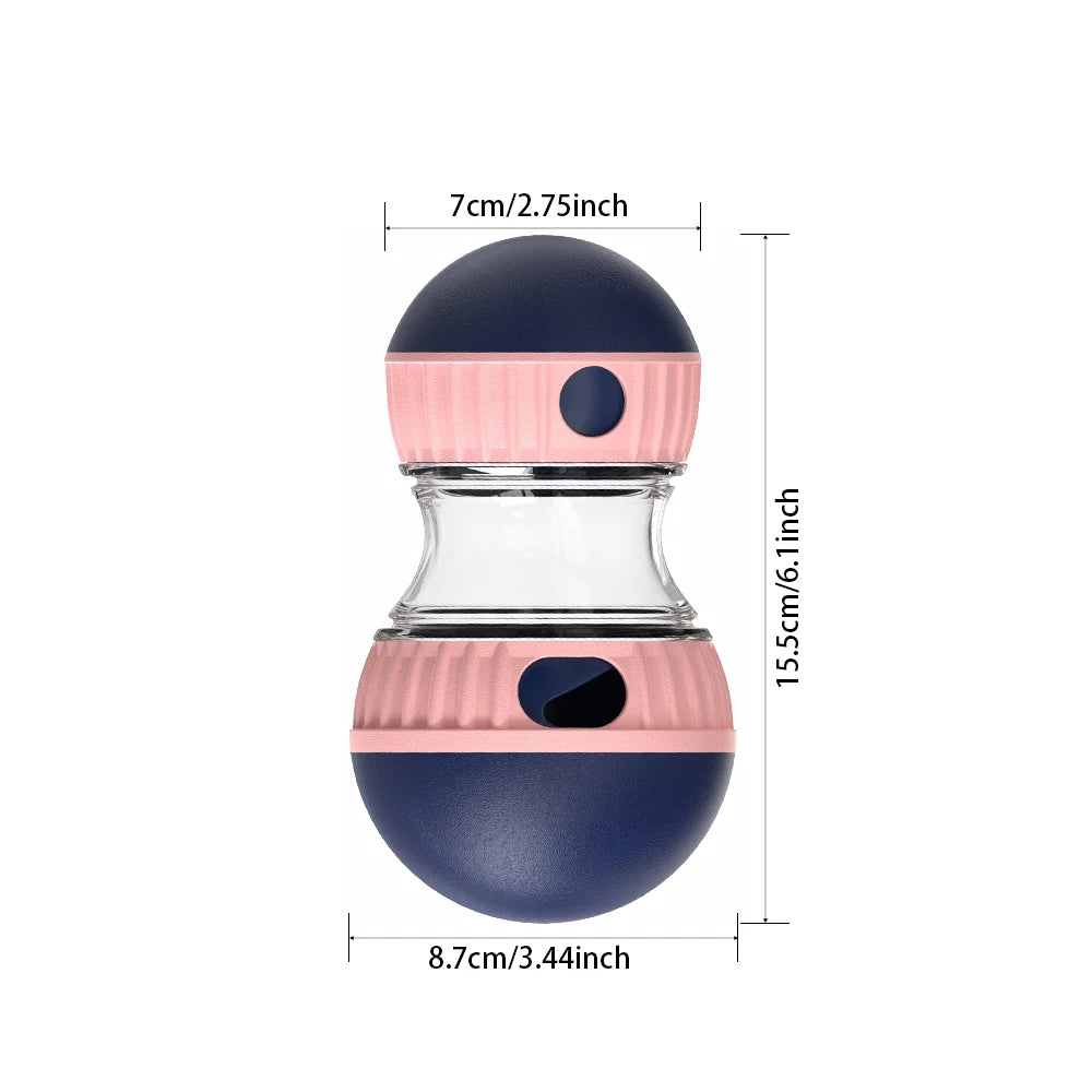 Dog Puzzle Toys Adjustable Feeder Dog Treat Dispensing Interactive Dog Enrichment Toy Keep Them Busy Food Puzzles Ball for Dogs