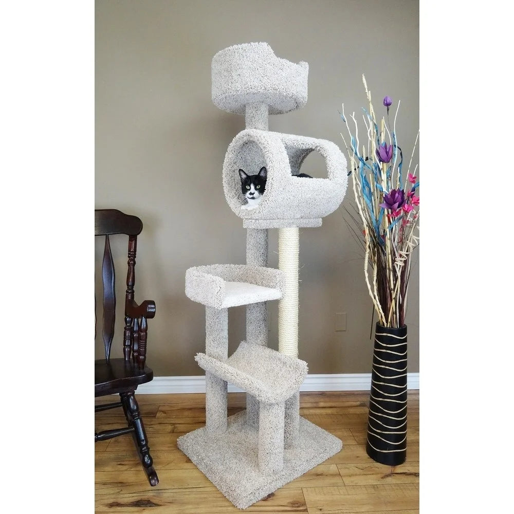 Kitty Tree & Condo Scratching Post Tower, 69-In