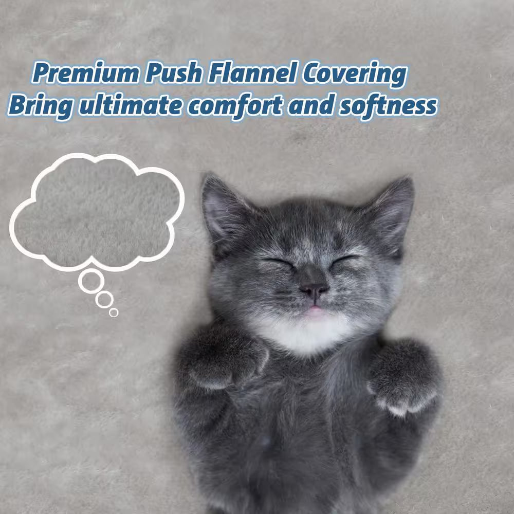 33 In. Cat Tree with Cat Bed Scratching Post