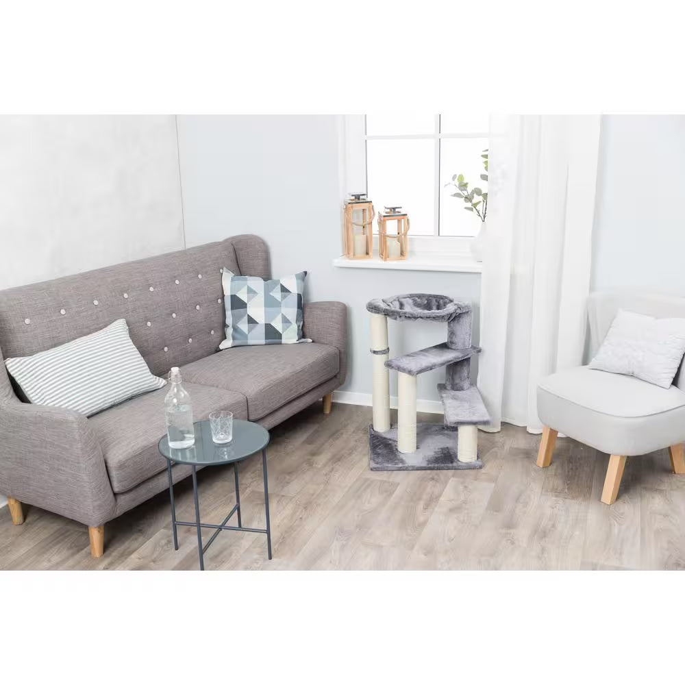 Gray Baza Senior Scratching Post