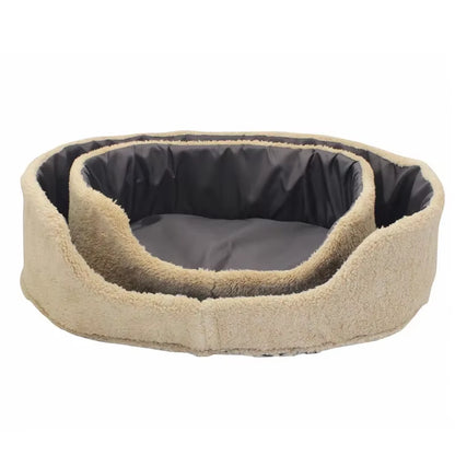 round Dog Sofa Bed Soft Fleece Warm Cat Beds Chihuahua Bulldog Small Dog Beds Cama Perro Pet Beds for Dogs/Cats S/M