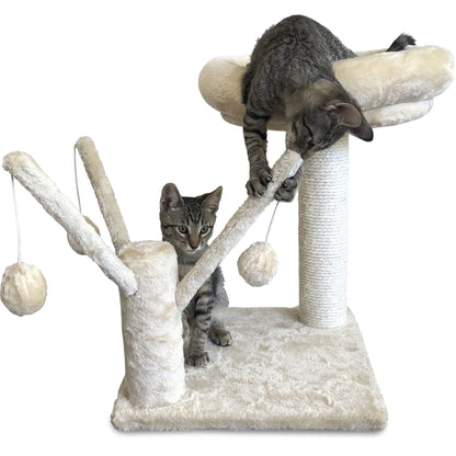 Kitty Napper & Jungle Gym Cat Scratching Post, Perch, Toy, Sisal Post