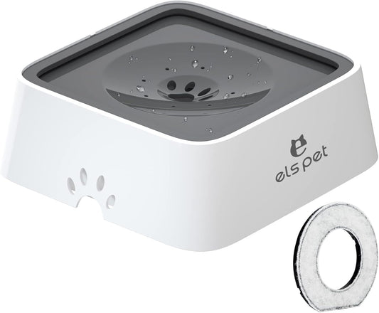 1L/2L/70Oz Dog Spill Proof Pet Water Bowl, Anti-Choking Water Bowl, Slow Water Feeder Pet Water Dispenser Carried Water Bowls for Dogs, Cats & Pets