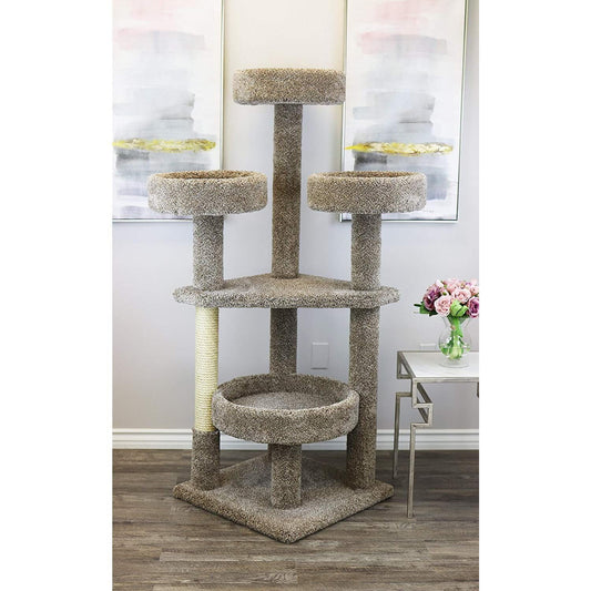 Prestige Cat Trees 65-In Cat Tree & Condo Scratching Post Tower
