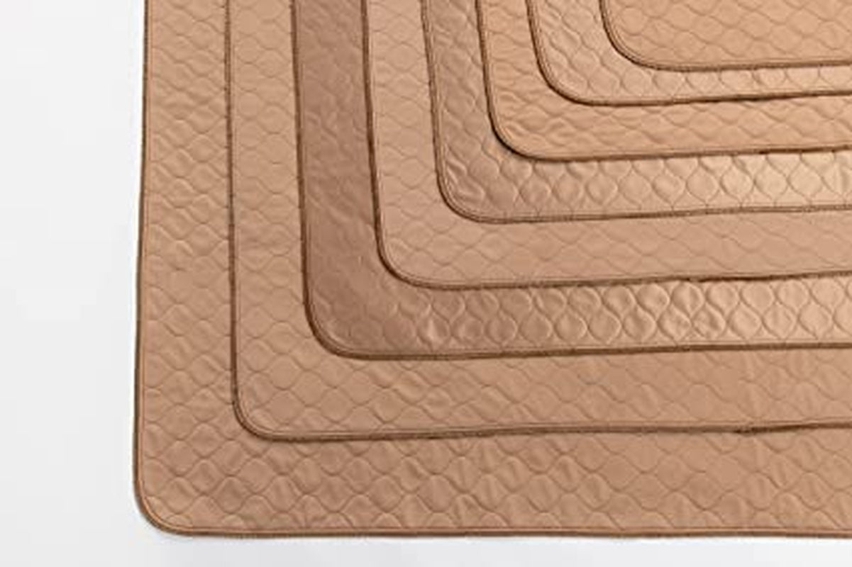 Reusable Dog Pee Pads - Dogs Waterproof Training Pads - Washable & Sanitary - Rounded Corners - Laminated, Lightweight, Durable - Pet Essentials Puppy Training, Whelping - 41"X41" W/ Grommets