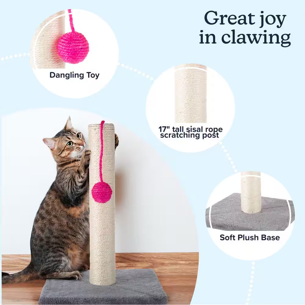 17 In. Cat Scratching Post