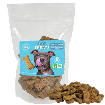 Dog Treats –Immunity, Skin, Dental, Gut Support, Vegan Dog Biscuits 7Oz by FPN