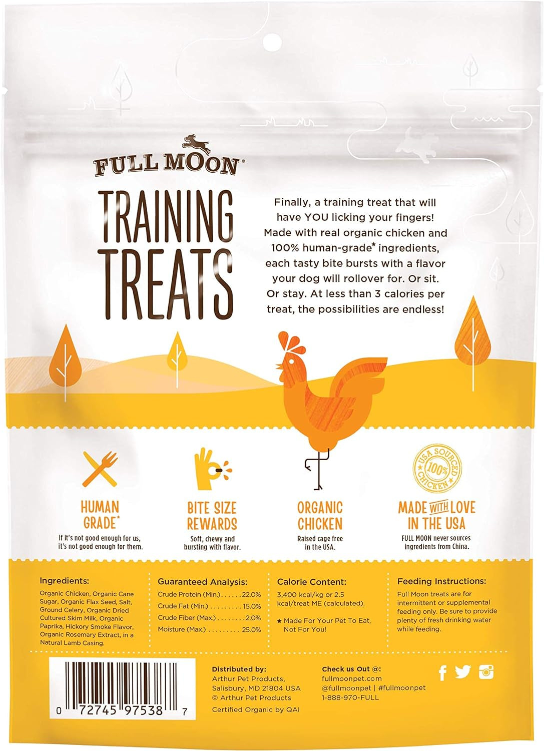 USDA Organic Chicken Training Treats Healthy All Natural Dog Treats Human Grade
