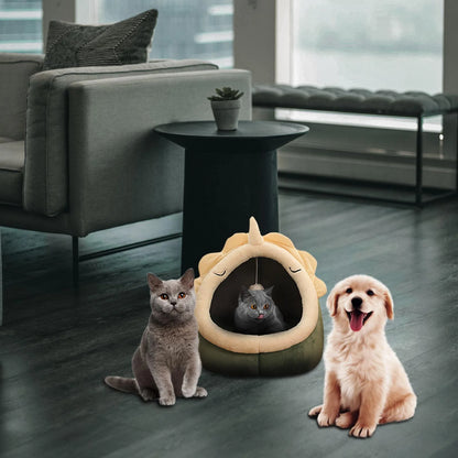Cat Beds for Indoor Cats,Small Dog Cat Bed Cave, Washable Cat Tent House,12.2X12.2Inch
