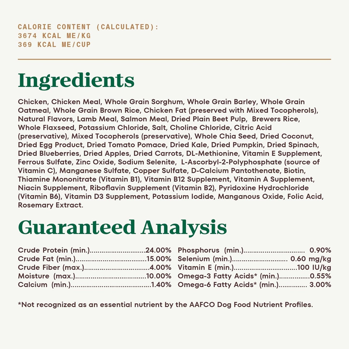 ULTRA Adult High Protein Natural Dry Dog Food with a Trio of Proteins from Chicken, Lamb and Salmon, 30 Lb. Bag