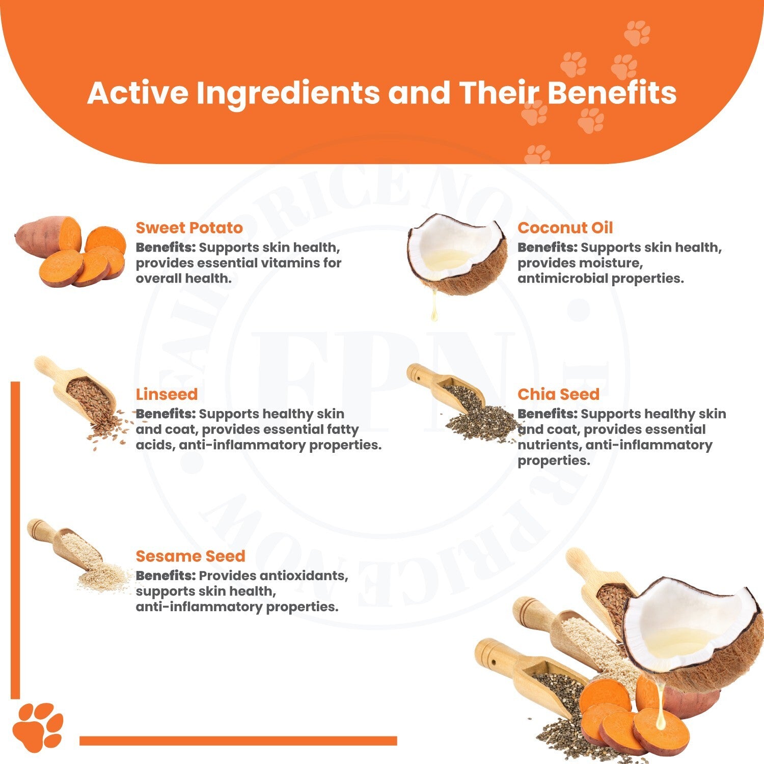 Dog Treats –Skin&Coat Treats Grain-Free Natural Human-Grade Dog Biscuits 7Oz-Fpn