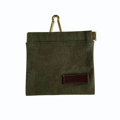 Walking Dog Snack Pocket with Carabiner Hands Free Pet Treat Bag Waist Pack Storage Pouch Dog Puppy Training Bag Food Reward