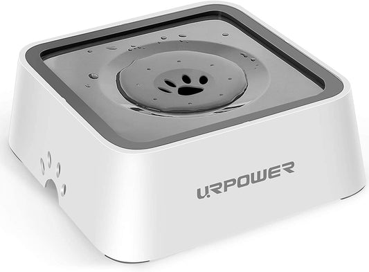 2L Dog Water Bowl 70Oz Large Capacity No Spill Dog Bowl Cat Water Bowl with Eco-Friendly Material Slow Water Feeder Pet Water Dispenser Vehicle Carried Travel Water Bowl for Dogs, Cats & Pets