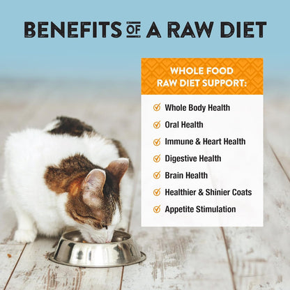 Freeze-Dried Duck Cat & Kitten Food – Bite-Sized Nibbles – Healthy, Limited, Human-Grade Ingredients, All-Natural, High-Protein – Complete & Balanced, Grain-Free – 11 Oz (Pack of 3)