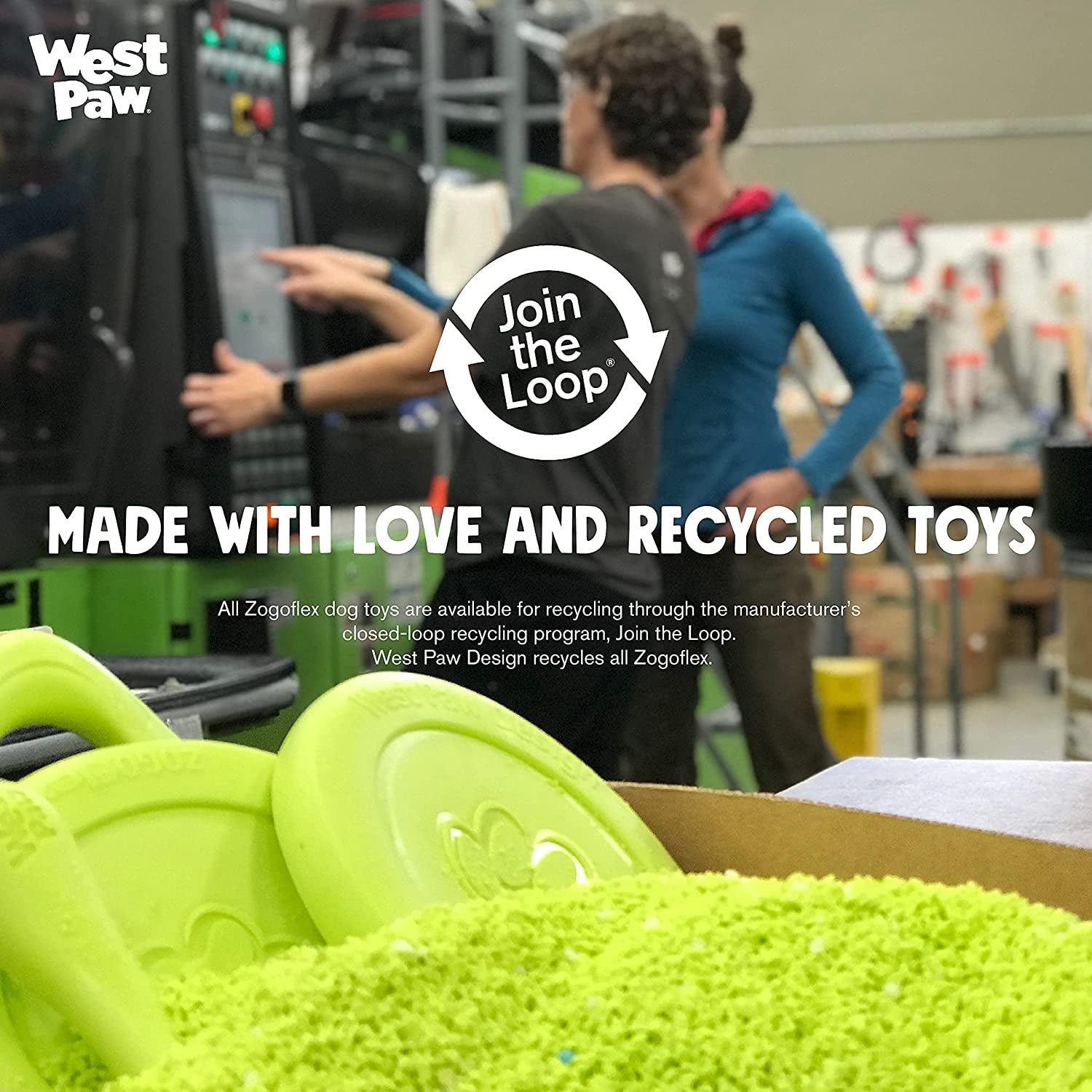 Zogoflex Qwizl Interactive Treat Dispensing Dog Puzzle Treat Toy for Dogs, Granny Smith, Large