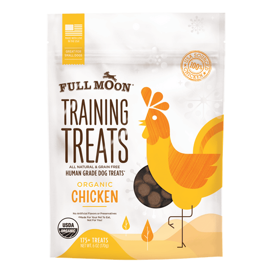 All Natural Human Grade Dog Training Treats, Chicken, 6 Oz.