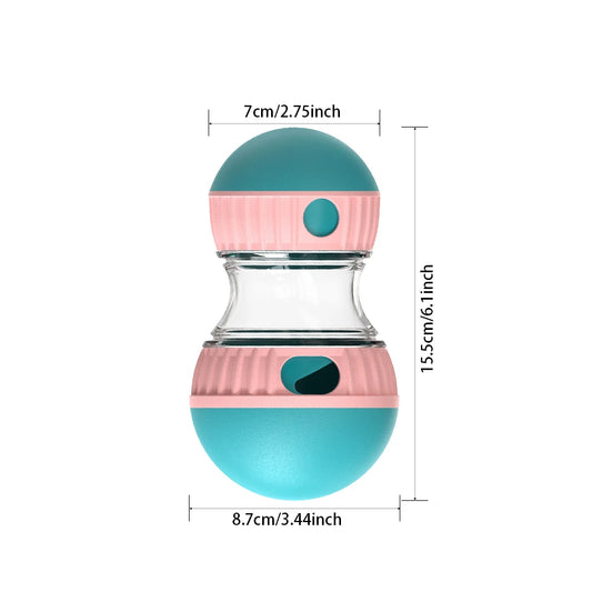 Dog Puzzle Toys Adjustable Feeder Dog Treat Dispensing Interactive Dog Enrichment Toy Keep Them Busy Food Puzzles Ball for Dogs