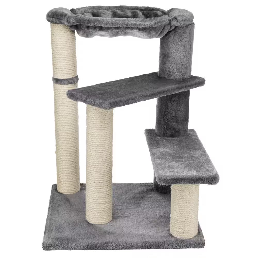 Gray Baza Senior Scratching Post