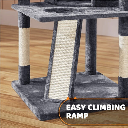 68.5Inch Multi-Level Cat Tree Large Cat Tower with Sisal-Covered Scratching Post