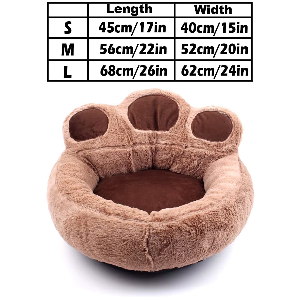 Warm Pet Cat Bed for Cats Basket Mat Winter Plush Beds Lounger for Cat Kitty Panier Pet Bed Products for Cats Cama Para Gato