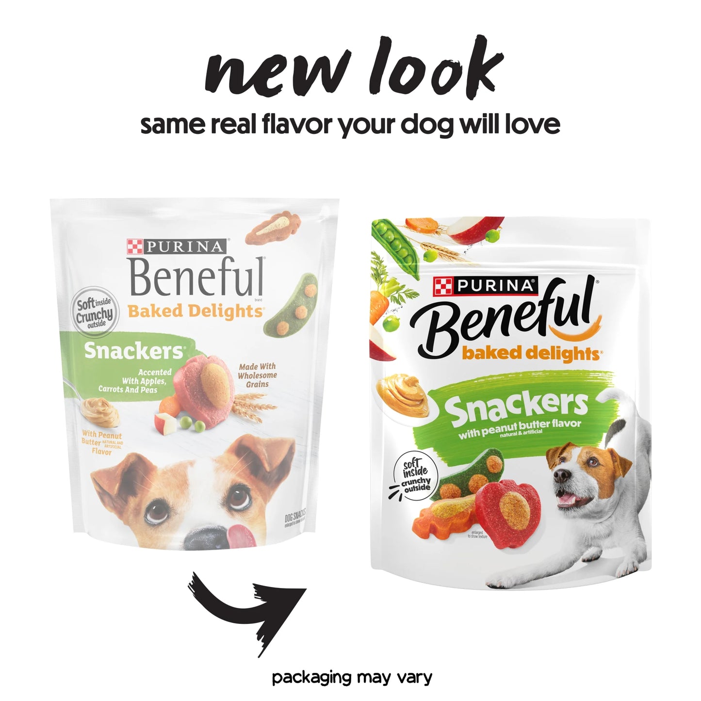 (4 Pack)  Beneful Dog Training Treats for Dogs, Baked Delights Snackers