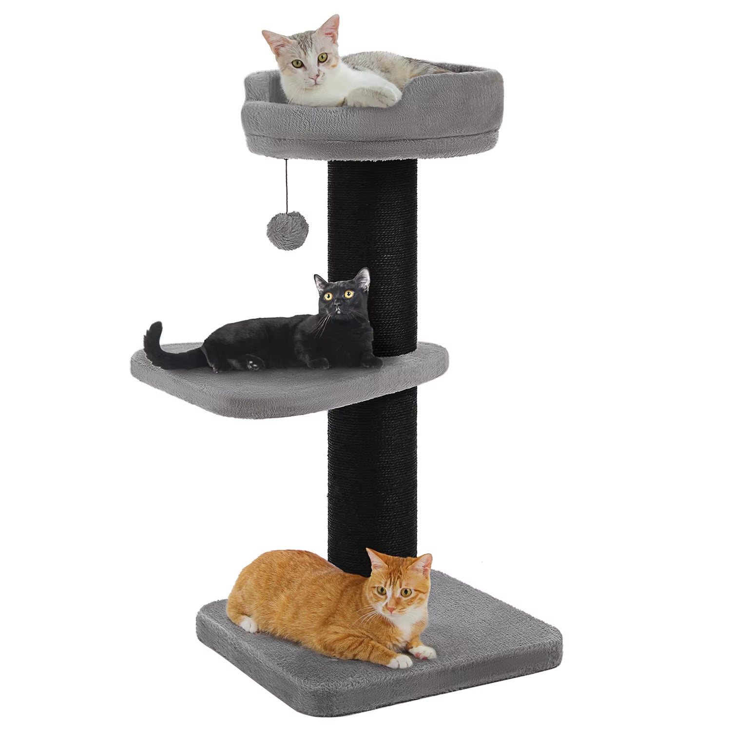 Cat Tree Cat Tower with Super Thick Scratching Post Cat Scratching Post for Large Cats Flower Cat Bed Tall Cat Scratcher Indoor