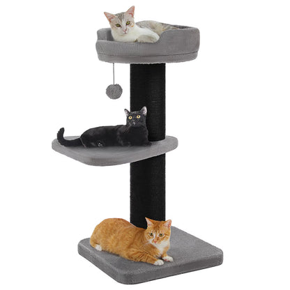 Cat Tree Cat Tower with Super Thick Scratching Post Cat Scratching Post for Large Cats Flower Cat Bed Tall Cat Scratcher Indoor
