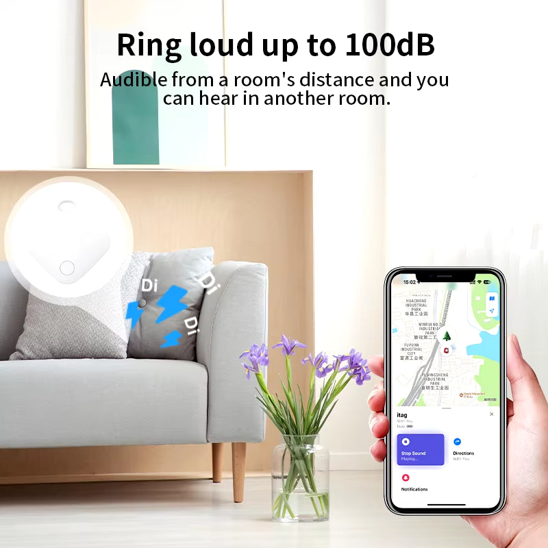 GPS Smart Air Tag Mini Smart Tracker Bluetooth Smart Tag Child Finder Pet Car Lost Tracker for Apple IOS System Find My APP