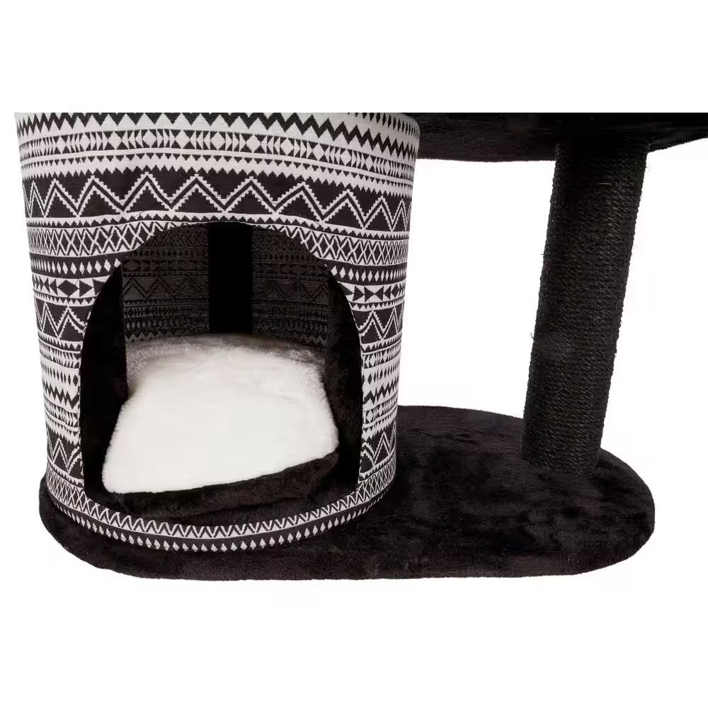 Black/White Giada Scratching Post