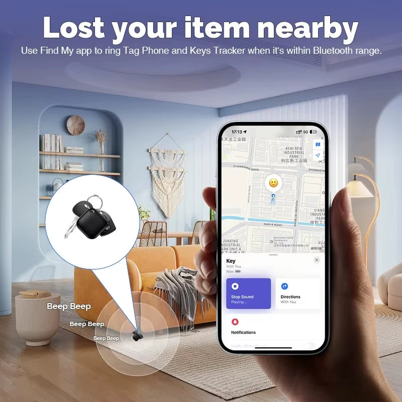 S1 Mini Tracking Device for Apple Find My Key Smart Tag Child Finder Pet Car GPS Lost Tracker Smart Bluetooth Tracker IOS System