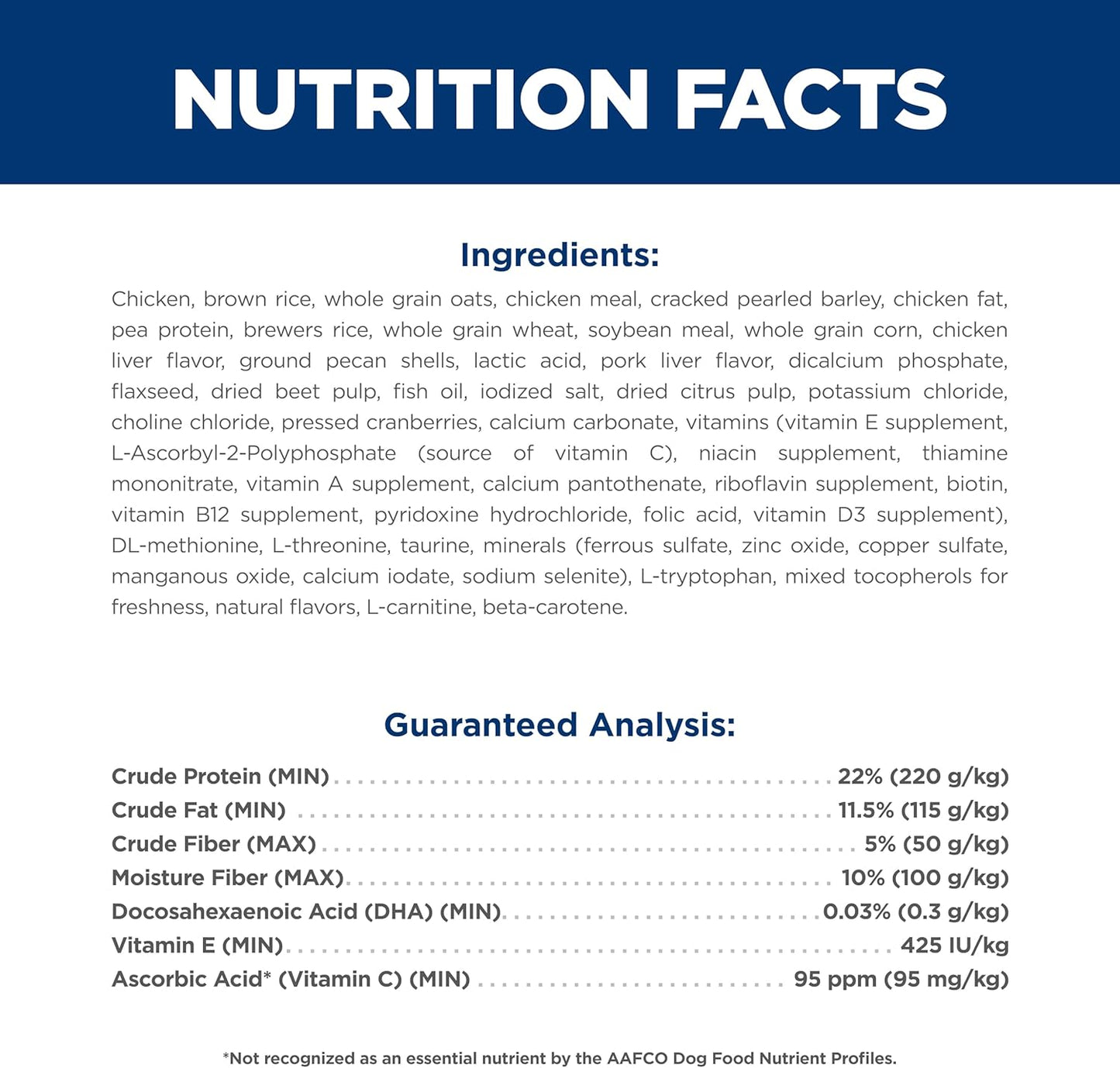 Dry Dog Food, Puppy, Large Breeds