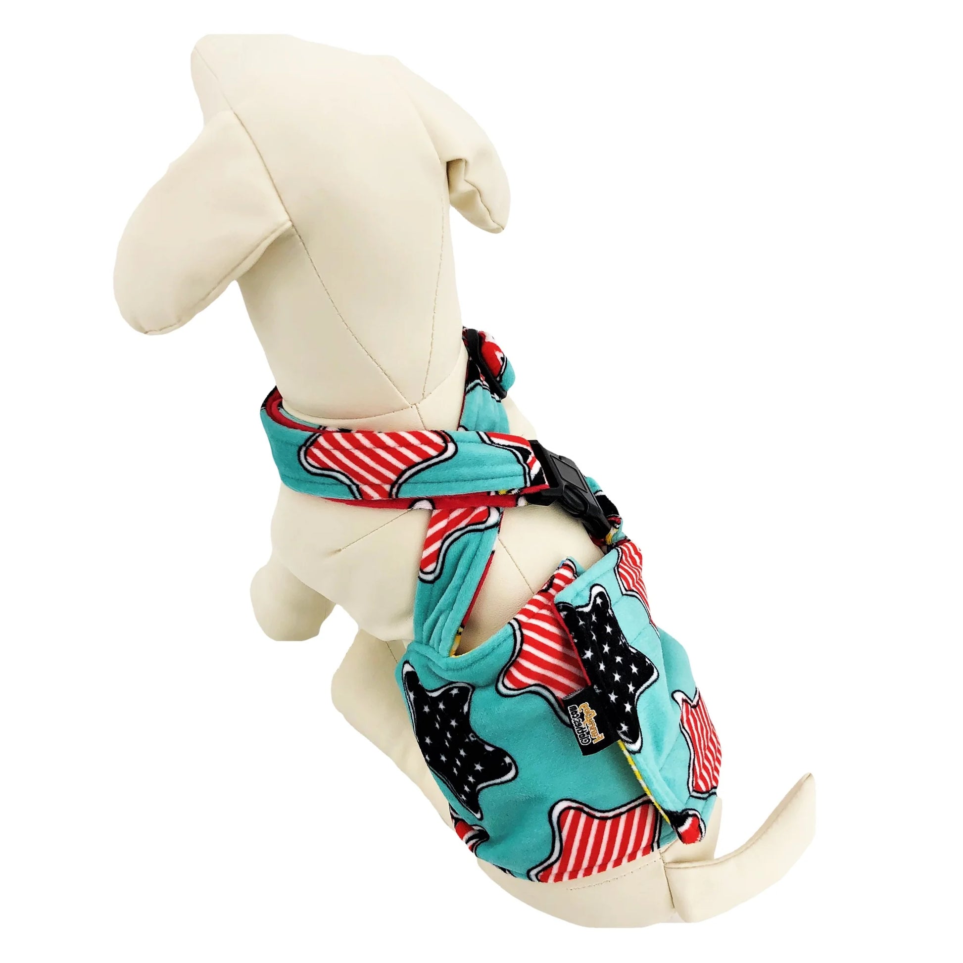 WASHABLE Dog Diaper for MALE Boy FLEECE Belly Band Reusable with SUSPENDER Size X-Small (Waist: 8" - 10") RED, GREEN Reversible