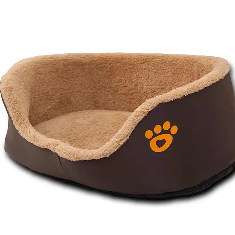 round Dog Sofa Bed Soft Fleece Warm Cat Beds Chihuahua Bulldog Small Dog Beds Cama Perro Pet Beds for Dogs/Cats S/M